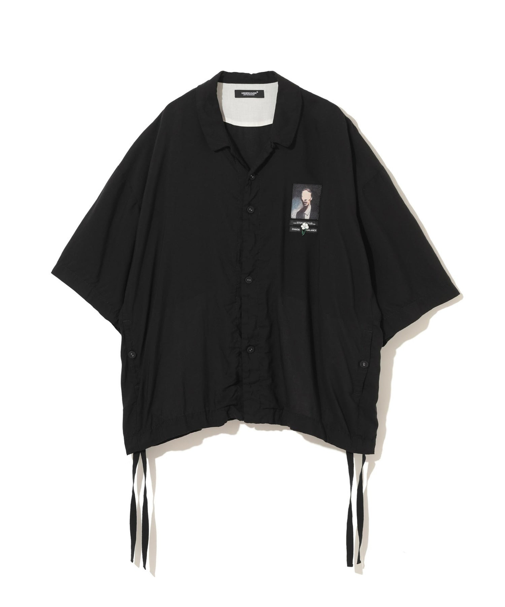 UNDERCOVER РУБАШКА ЧЕРНАЯ С НАШИВКОЙ
