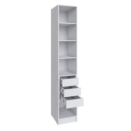 Мадрид (Тэкс) Шкаф распашной (0,4) с 3 ящиками внутри