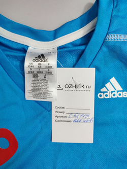 Футболка Adidas голубая 42 размер