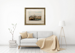 Москва. Общий вид Кремля. Из серии «Виды Москвы и Санкт-Петербурга».  XIX в. Литография