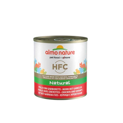 Almo Nature консервы для кошек "HFC Natural" с курицей и креветками (50 % мяса) банка