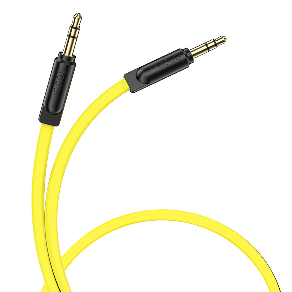 AUX cable 2m 3.5/3.5 Hoco UPA16 yellow