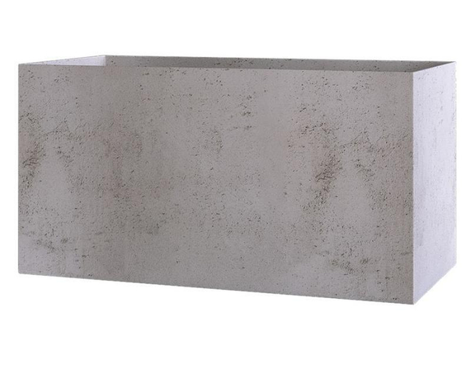 Кашпо Concretika Balcony 40x15x15 Concrete White