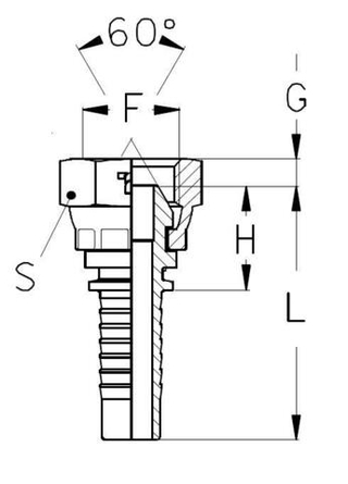 Фитинг DN 25 BSP (Г) 1