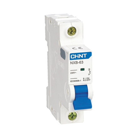 Автоматический выключатель CHINT NXB-63S 1P 3A C 4,5kA