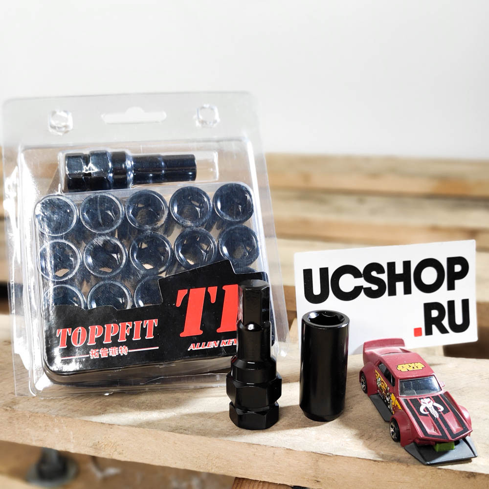 Гайки Toppfit M12x1.5 Черный