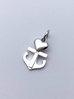 Подвеска из серебра/Без покрытия/С подвижным ухом/Вера, Надежда, Любовь