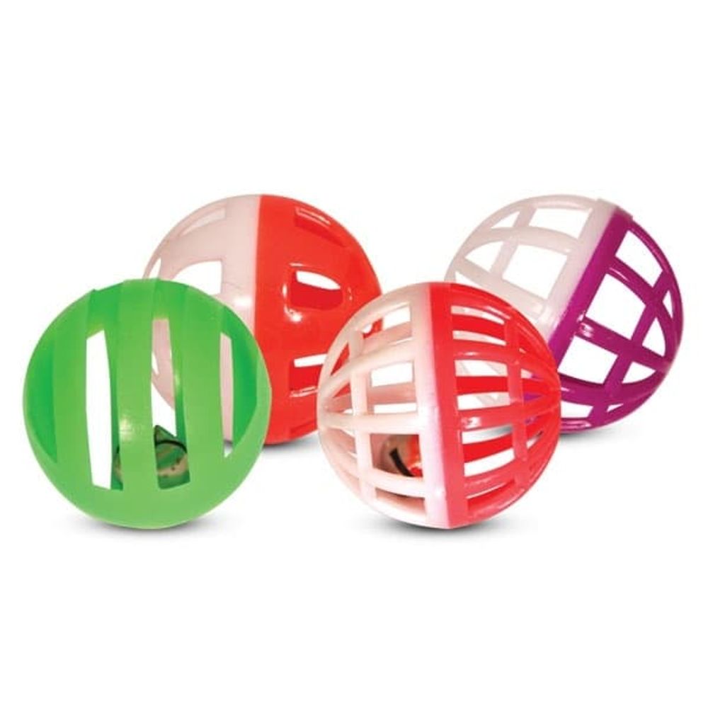 Набор игрушек для кошек (4 мяча),Triol XW0001 d4см