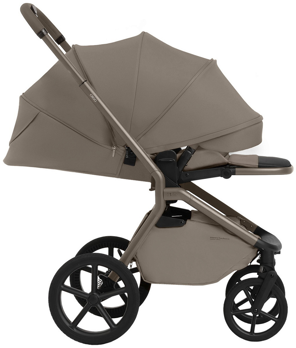 Коляска 3 в 1 Sweet Baby SBL Orso New + автокресло Premier Black Beige Neo