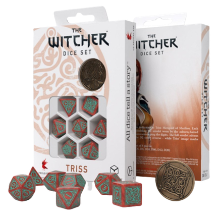 Набор игральных костей Ведьмак: Triss – Merigold the Fearless