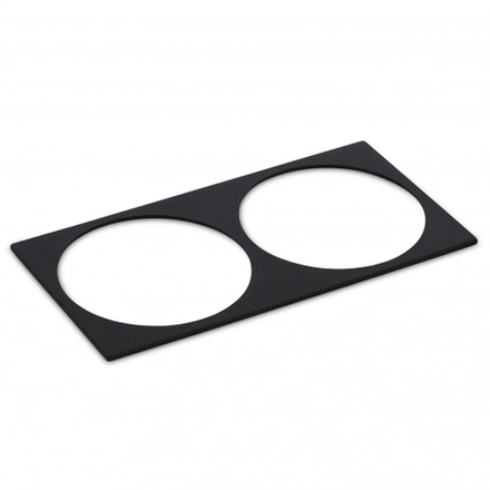 Декоративная двойная рамка для светильника DL20761, 175х89х2.5, черная