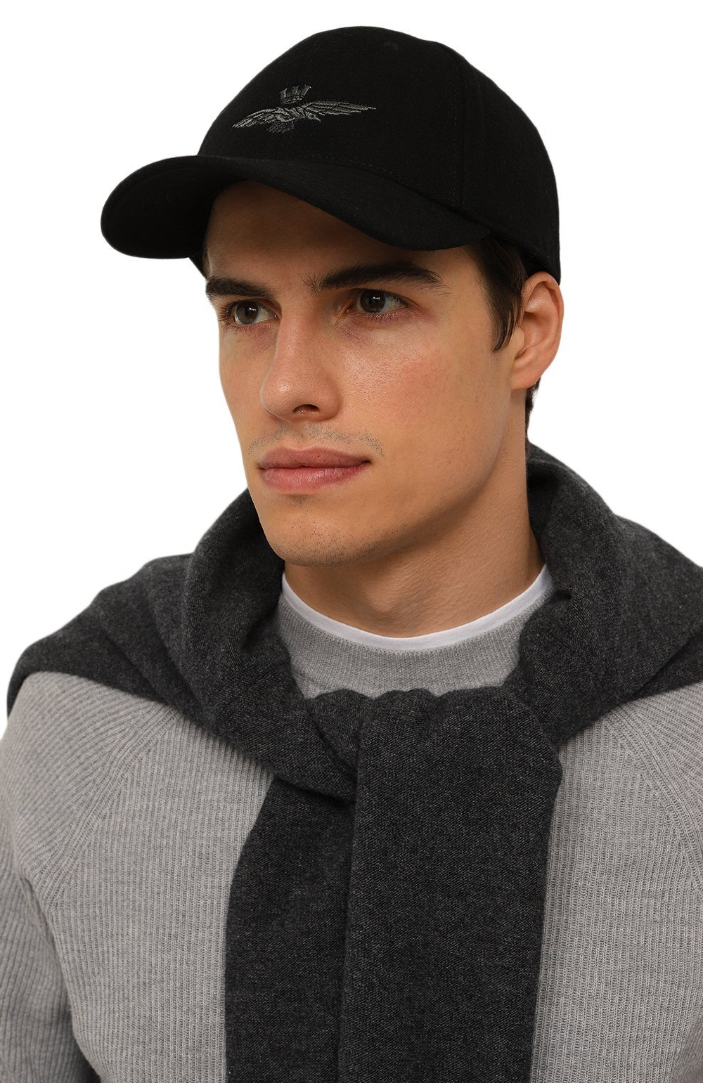 Кепка Aeronautica 1085 черный шерсть