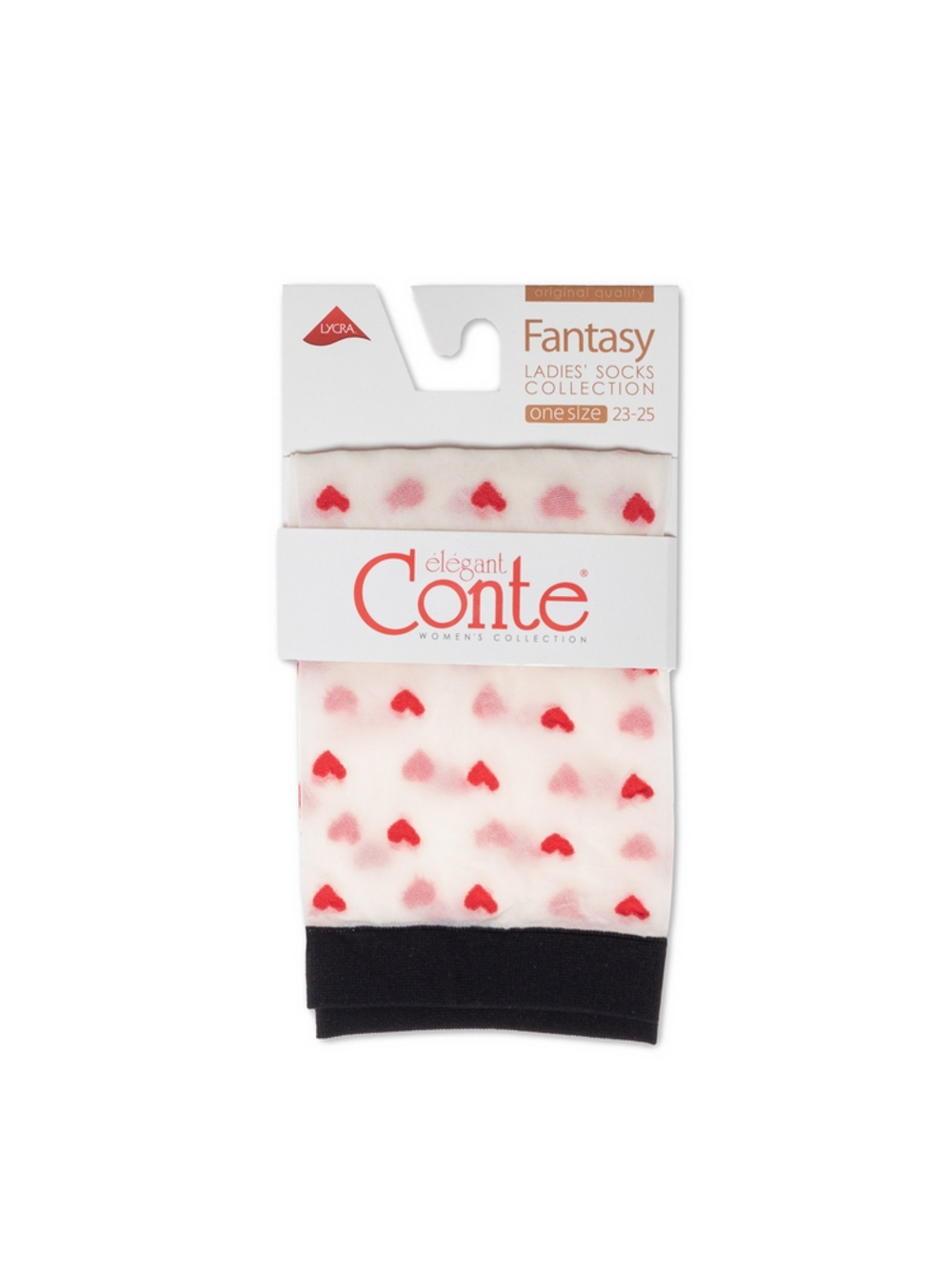 CONTE FANTASY Носки с рисунком «сердечки»