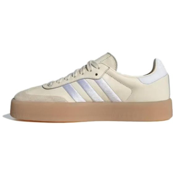 Кроссовки adidas originals SAMBAE для скейтбординга Низкие Радужный белый/Международный белый/Металлическое серебро Юнисекс