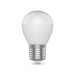 Лампа Gauss LED Filament Basic Шар 4,5W 380lm 2700К Е27 milky 1055215