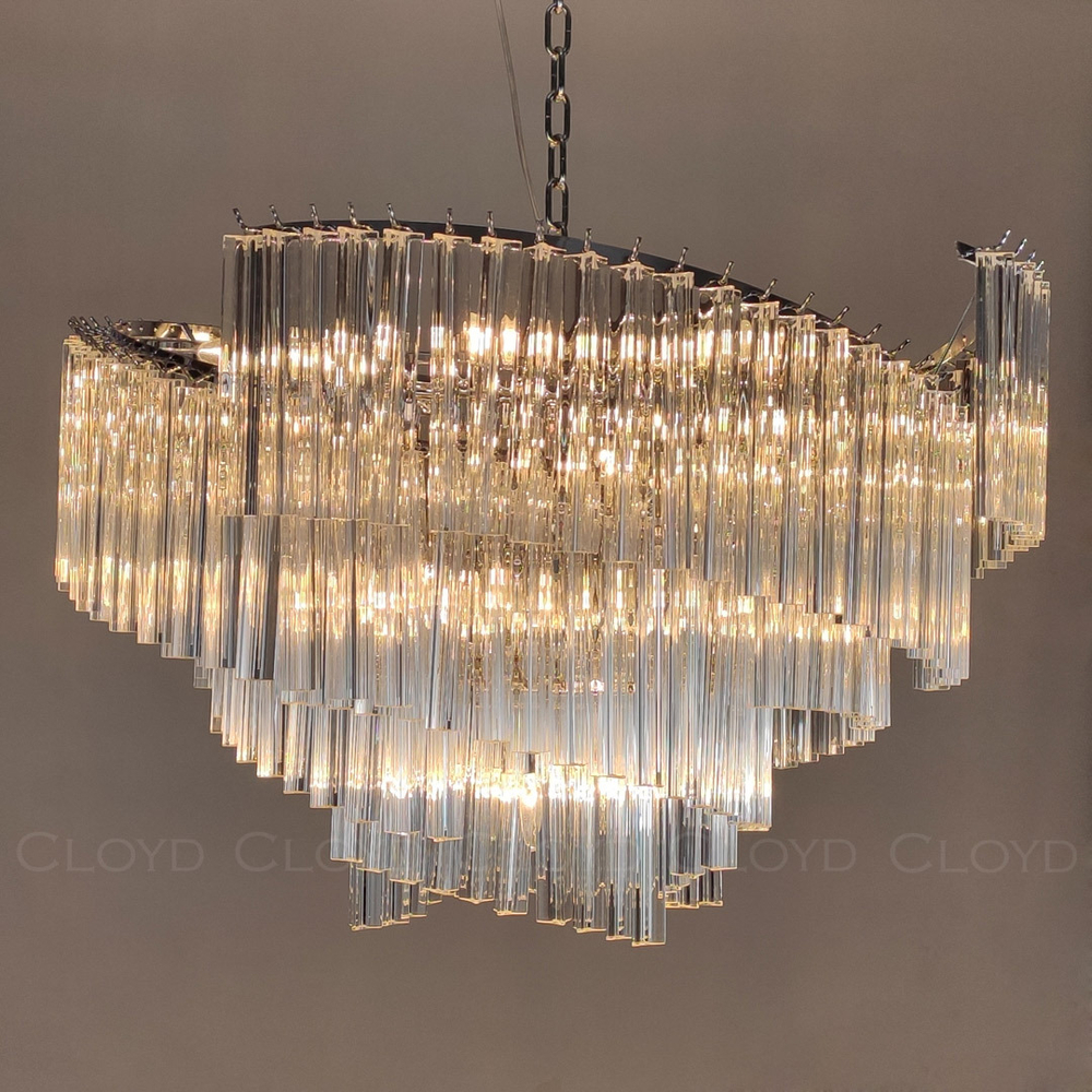 Люстра Cloyd EVOLUTE-A C18 / Ø80 см - хром (арт.10572)