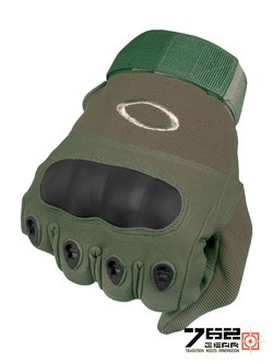 Перчатки полнопалые с костяшками Oakley (Tactica 7.62 Gear) Factory Pilot Gloves (OK-324). Олива