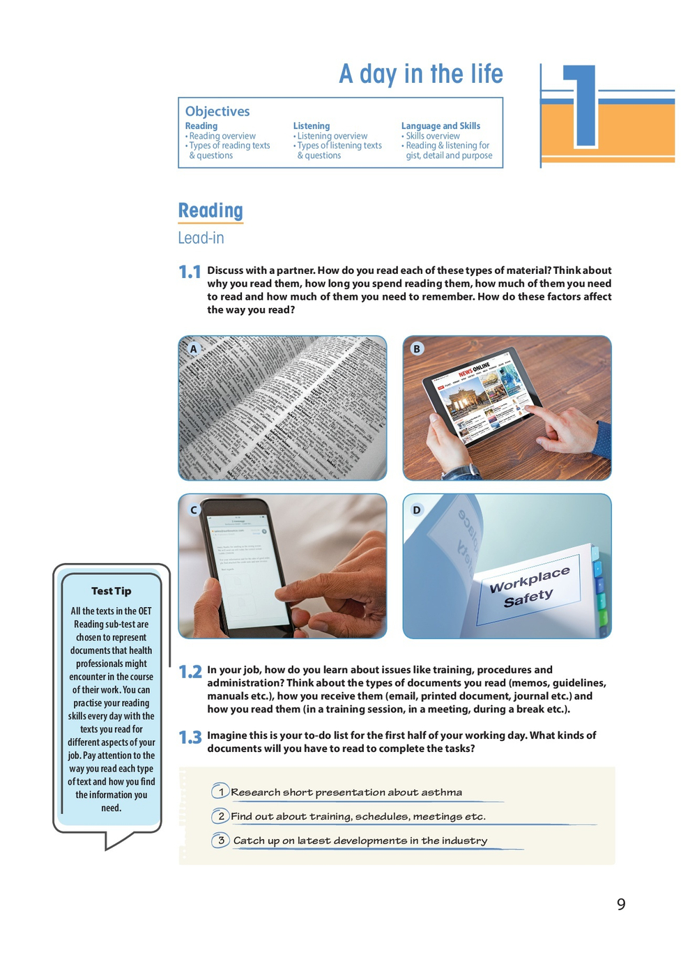 OET Reading & Listening Skills Builder: All professions - Student's Book (with DigiBooks App)