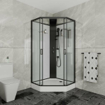 Душевая кабина Grossman Elegans GR250D (100х100х217) дверь раздвижная,5 мест
