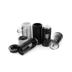 Набор электрических мельниц для соли и перца 5х21.5см AdHoc Tropica белая и черная