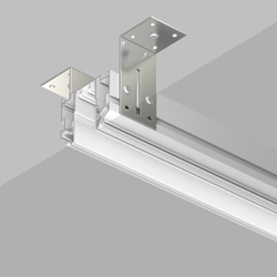 TR2023-WH Профиль-трек SMART ONE, для натяжных потолков, 3 м, алюминий, белый