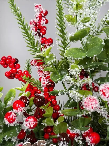 Новогодняя настольная композиция в кашпо 40 см., Christmas DeLuxe (89300)