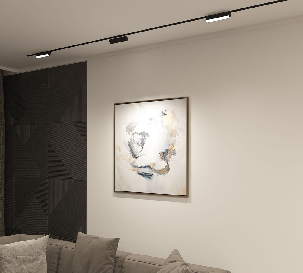 DK8009-BK Поворотный матовый светильни SMART 9W DIM 3000K-6000K черный