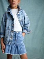 Юбка джинсовая для девовки Next E43-871, Синий