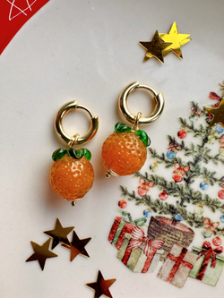 Серьги Мандаринки