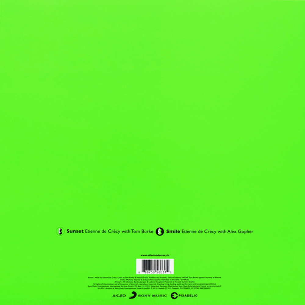 Etienne De Crecy / Sunset, Smile (10" Vinyl Single)