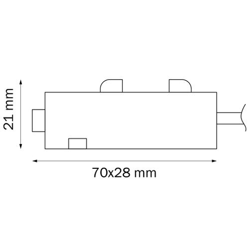Питание боковое трековое Lightstar Pro 505116