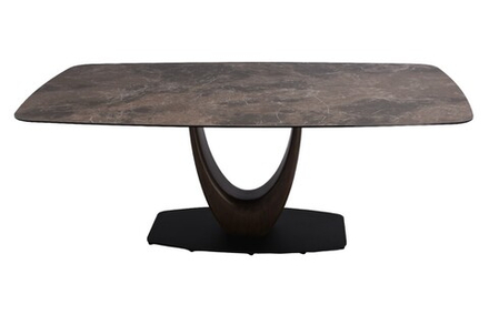 Стол обеденный Ist Casa Римини, 180х90х76 см, коричневая керамика