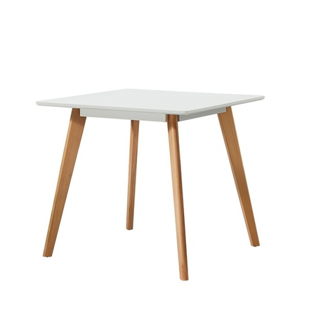 Стол M-407/80 белый матовый/бук