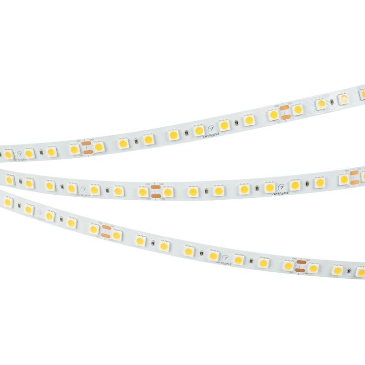 Светодиодная лента Arlight 11W/m 80Led/m 5060SMD теплый белый 5M UL-B80-10mm 24V Warm3500 041375