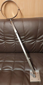 Крепеж с изменяемым углом Ф230 мм нерж. L- 3000 мм. ECOFLUE