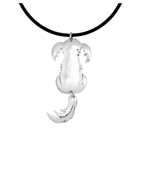 "Верный друг" подвеска в серебряном покрытии из коллекции "Дримс" от Jenavi с замком карабин