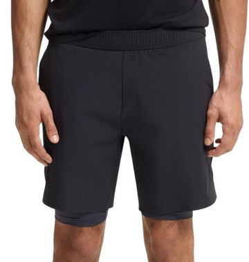 Мужские теннисные шорты BOSS Active Move 2in1 - dark blue