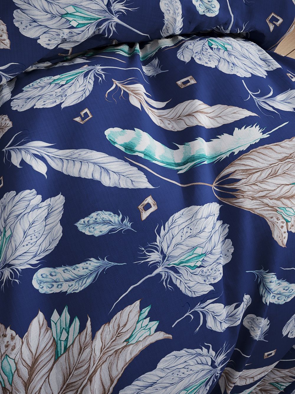 Постельное белье бязь Сказка "Хильда" 1,5-сп наволочка 50х70 1шт Простынь на резинке 90x200 см пододеяльник 145х215