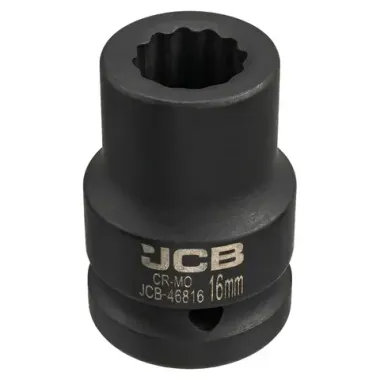 Головка ударная 3/4''12гр 16мм JCB JCB-46816