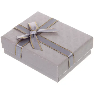 Коробка подарочная «С любовью» 9*7*3 см, Серебро