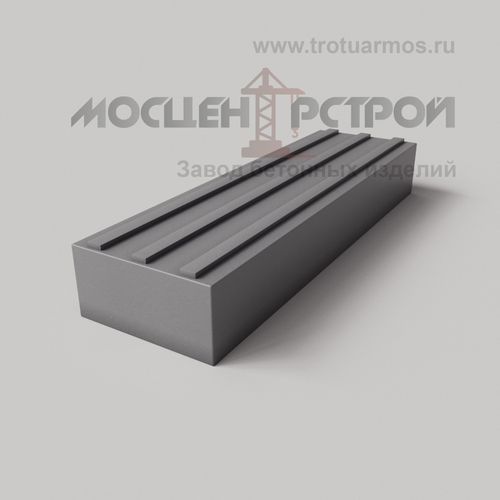 Тактильная Полоса 500х150х80 Продольный Риф