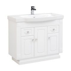 Тумба с раковиной Aquanet Фредерика 100 белый