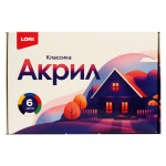 Краски акриловые 6цв. по 15мл. "Классика" (Lori)