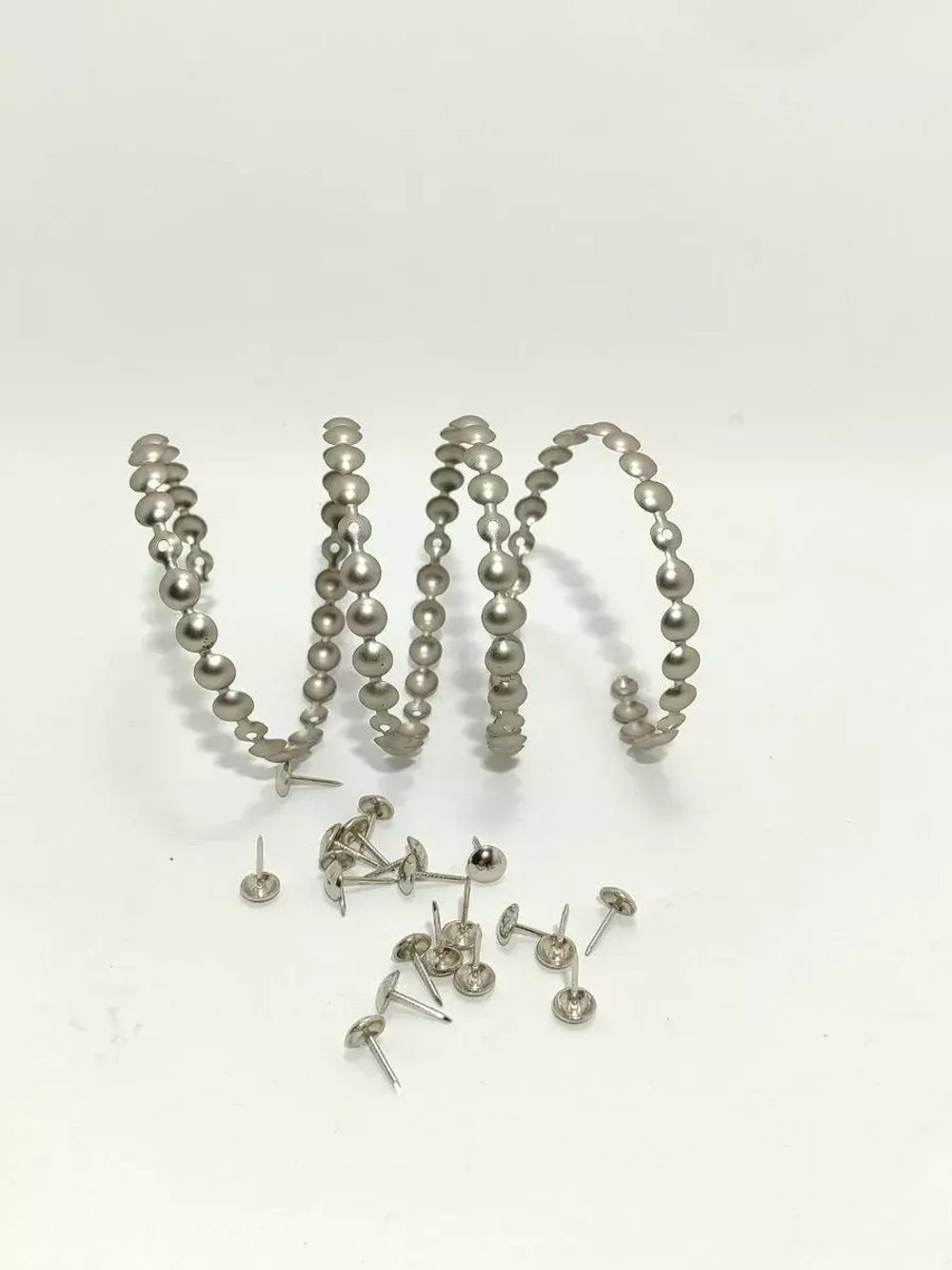 Гвоздевая лента "Матовое Серебро" молдинги для мебели