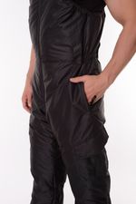 Зимний костюм для охоты и рыбалки ONERUS "Горный -45" (Таслан, Черный) Полукомбинезон