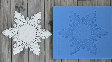 Молд новогодний "Снежинка" 7*7см