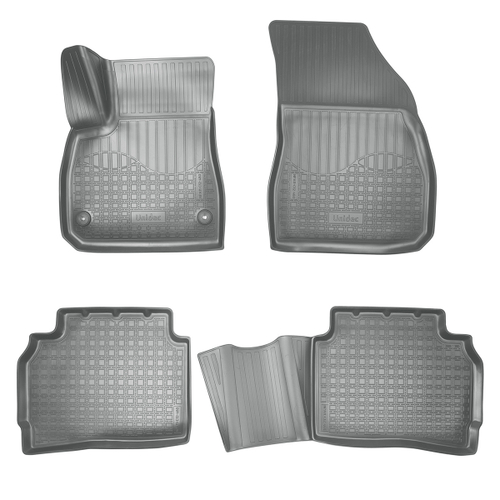 Ковры в салон Norplast/Unidec для Chevrolet Malibu IX в кузове SD (2015-)Полиуретан,Серый, арт.NPA11-C12-460-G