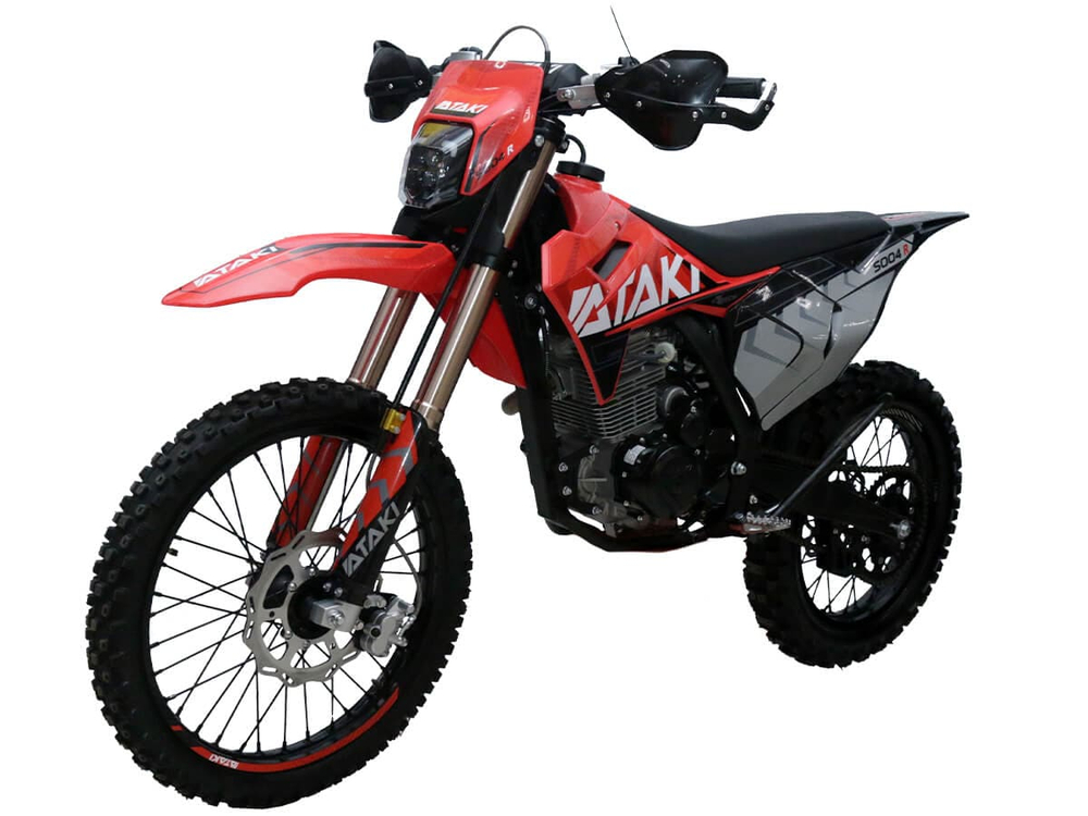 Мотоцикл кроссовый эндуро ATAKI S004-R 300 (4T PR300) 21/18 (2024 г.)