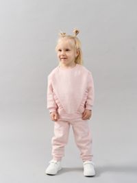 Джоггеры "Клубничный коктейль" утепленные 0+