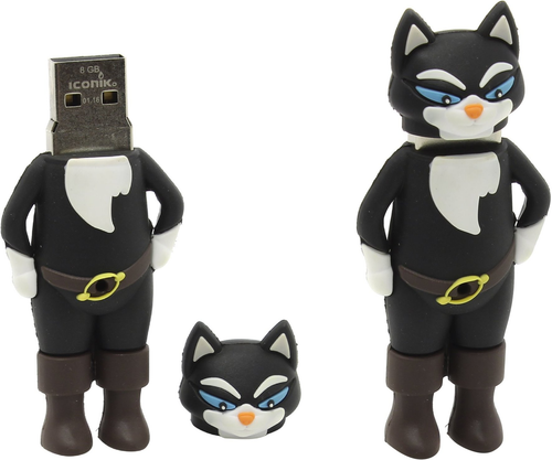 Внешний накопитель 8GB USB Drive &lt;USB 2.0&gt; ICONIK Китти (RB-KITTY-8GB)